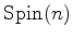 $ \operatorname{Spin}(n)$